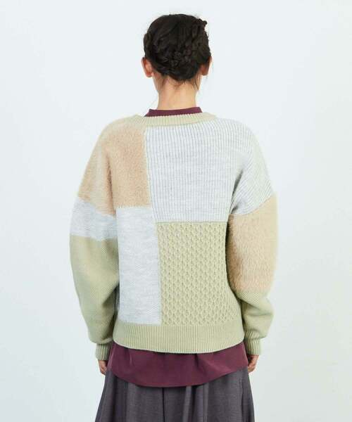 「FRAPBOIS」 長袖ニット 2 グレー レディース_画像4