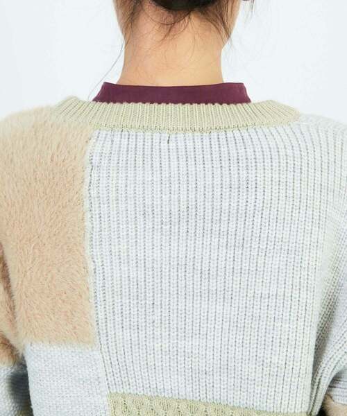 「FRAPBOIS」 長袖ニット 2 グレー レディース_画像7