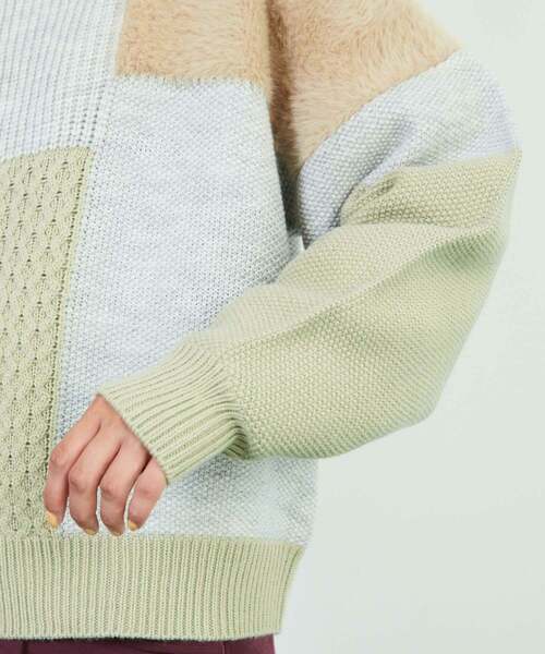 「FRAPBOIS」 長袖ニット 2 グレー レディース_画像8