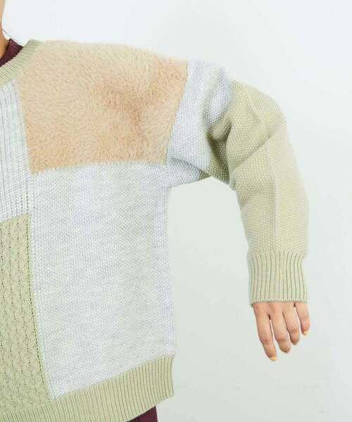 「FRAPBOIS」 長袖ニット 2 グレー レディース_画像9