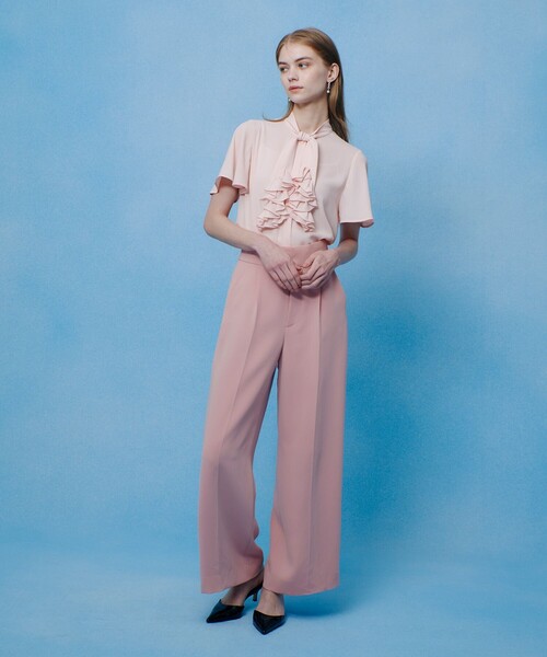 LOULOU WILLOUGHBY（ルルウィルビー） ブラウス シャツ 半袖 「LOULOU