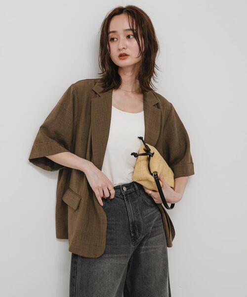 【新品 未使用】UR TECH DRYLUXE リネンライクジャケット　ネイビー SENSE OF PLACE by URBAN RESEARCH ジャケット テーラードジャケット