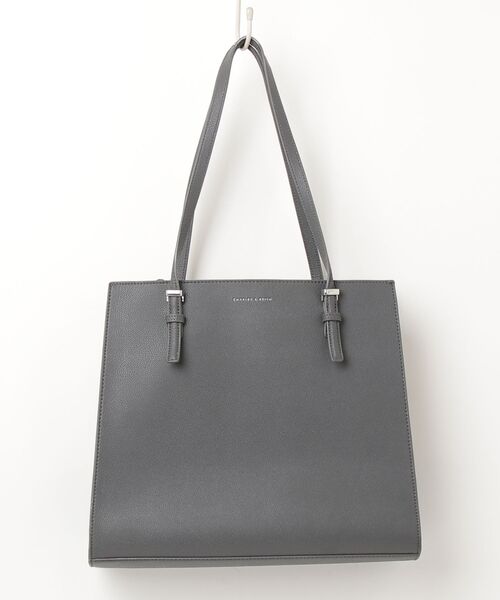 「CHARLES & KEITH」 トートバッグ X-LARGE グレー レディース
