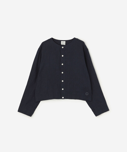 [最終価格]ORCIVAL オーシバル ノーカラージャケット クルーネック ORCIVAL（オーシバル） ジャケット ノーカラージャケット | リネン