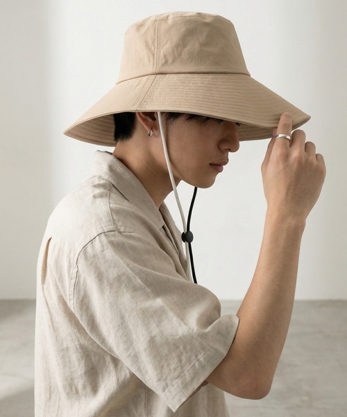 Ruben 帽子 ハット uvカット 紫外線カット メンズ RUBEN LUSTER WIDE
