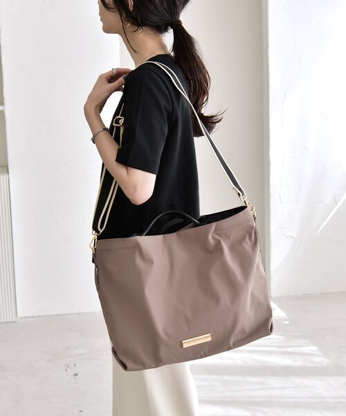 quaranciel トートバッグ quaranciel: ラインベルト 2way ショルダー