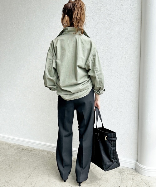 「Spick \u0026 Span」 スラックス 38 チャコールグレー レディースの画像