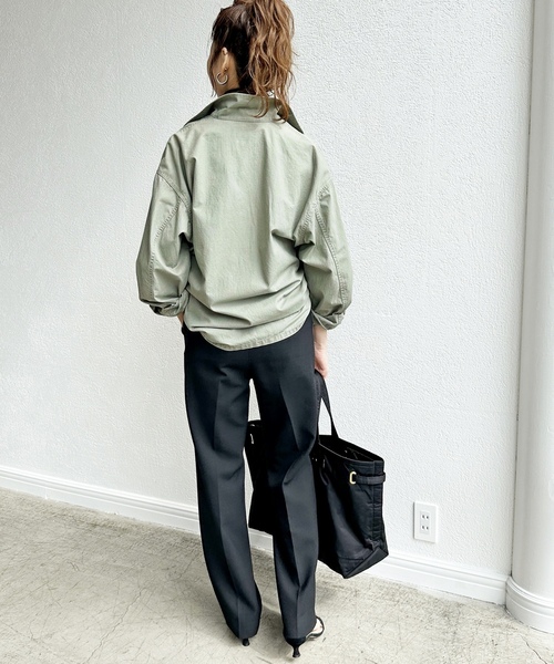 「Spick \u0026 Span」 スラックス 38 チャコールグレー レディースの画像