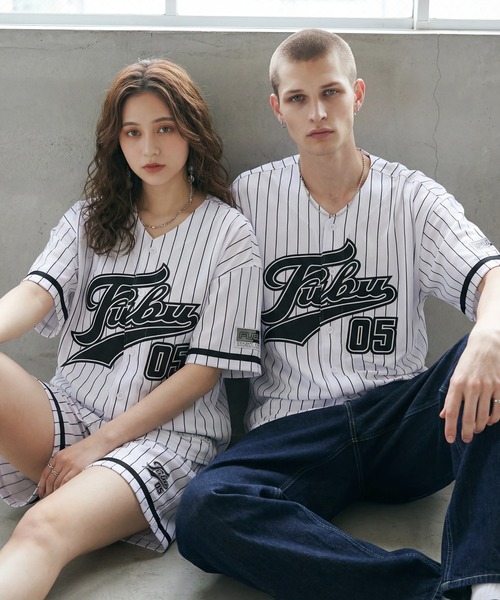 FUBU（フブ） シャツ 「FUBU/フブ」PATCH BASEBALL SHIRTS/パッチ付き