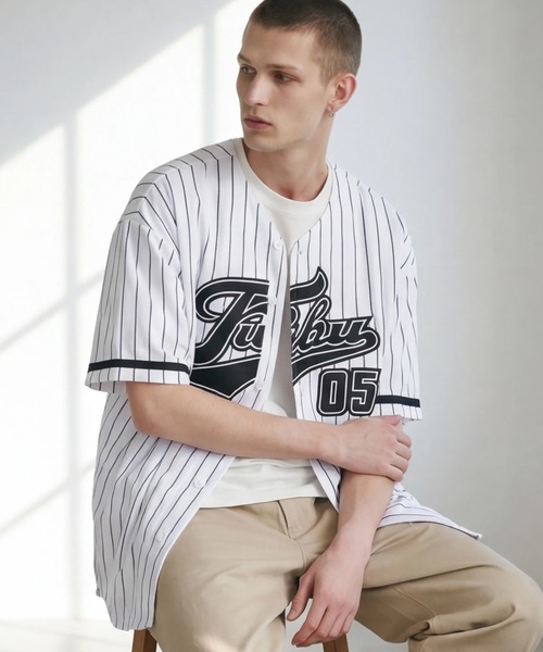 FUBU（フブ） シャツ 「FUBU/フブ」PATCH BASEBALL SHIRTS/パッチ付き