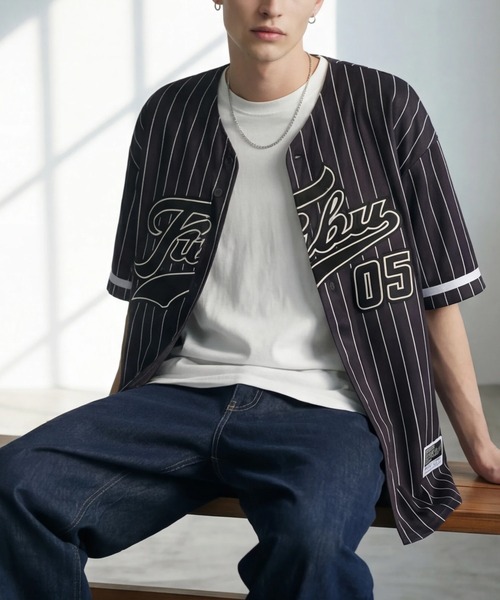 FUBU（フブ） シャツ 「FUBU/フブ」PATCH BASEBALL SHIRTS/パッチ付き
