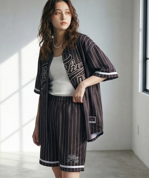 FUBU（フブ） シャツ 「FUBU/フブ」PATCH BASEBALL SHIRTS/パッチ付き