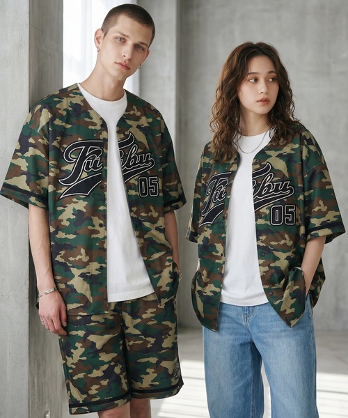 FUBU（フブ） シャツ 半袖 「FUBU/フブ」PATCH BASEBALL SHIRTS/パッチ