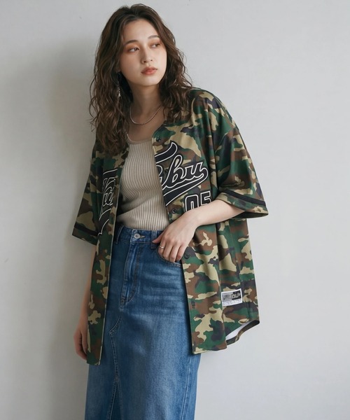 FUBU（フブ） シャツ 「FUBU/フブ」PATCH BASEBALL SHIRTS/パッチ付き