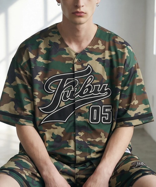 FUBU（フブ） シャツ 半袖 「FUBU/フブ」PATCH BASEBALL SHIRTS/パッチ
