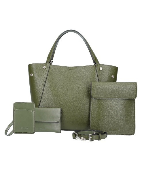 「BARCOS」 2WAYバッグ ONE SIZE シルバー レディース_画像4