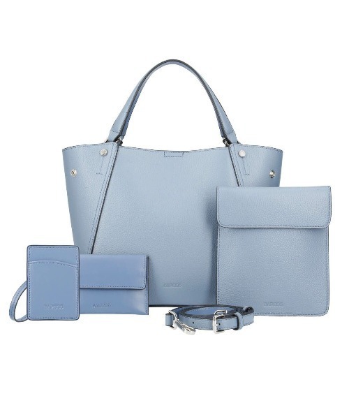 「BARCOS」 2WAYバッグ ONE SIZE シルバー レディース_画像5
