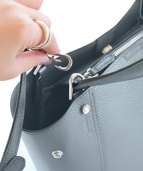 「BARCOS」 2WAYバッグ ONE SIZE シルバー レディース_画像9