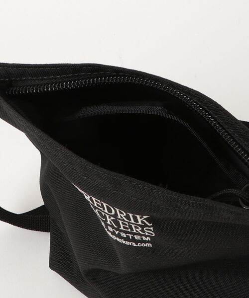 「FREDRIK PACKERS」 刺繍ショルダーバッグ - ブラック レディース_画像4