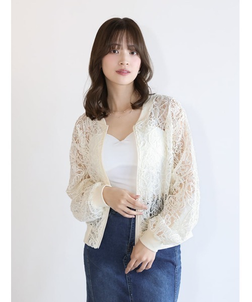 新品未使用　レースブルゾン fifth（フィフス） ブルゾン アウター シアーレースブルゾン