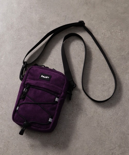 HUF（ハフ） ショルダーバッグ 「HUF/ハフ」CORDUROY BOWERY SIDE BAG