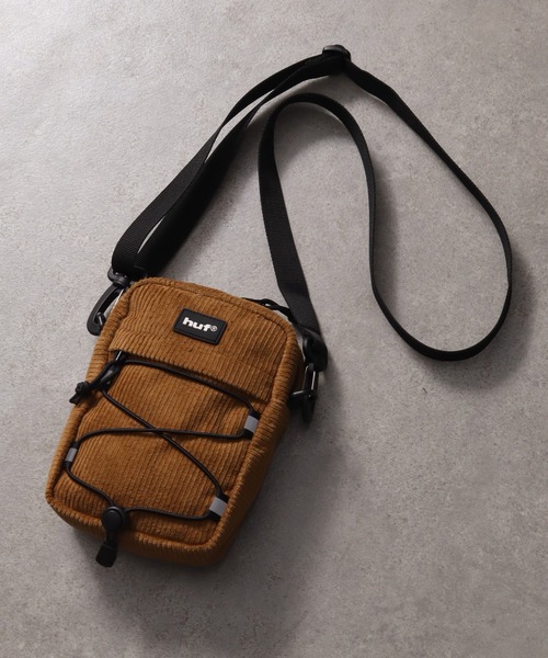HUF（ハフ） ショルダーバッグ 「HUF/ハフ」CORDUROY BOWERY SIDE BAG