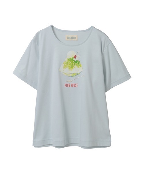 PINK HOUSE（ピンクハウス） tシャツ かき氷プリントカットソー