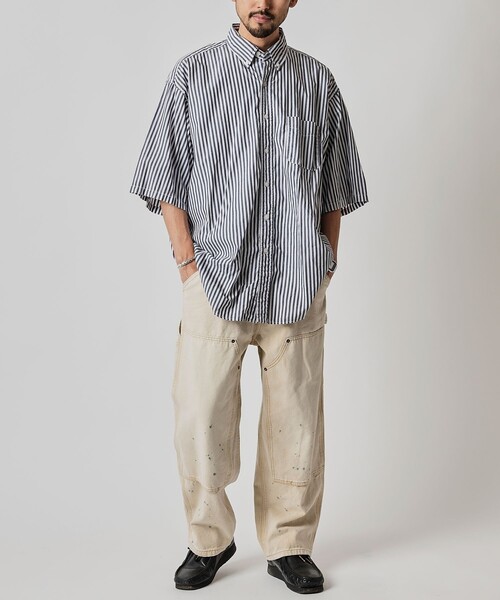 「NAUTICA」 長袖シャツ X-LARGE ネイビー メンズ_画像4