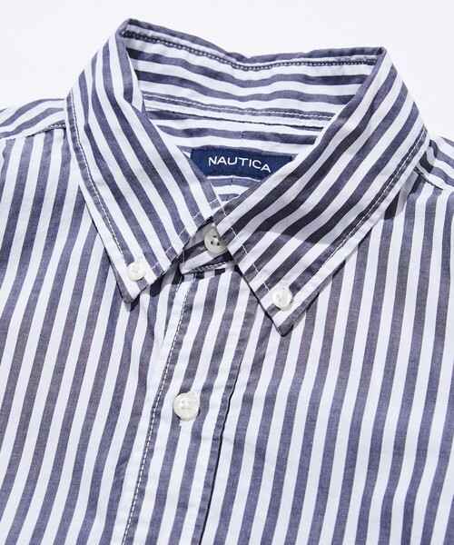「NAUTICA」 長袖シャツ X-LARGE ネイビー メンズ_画像5