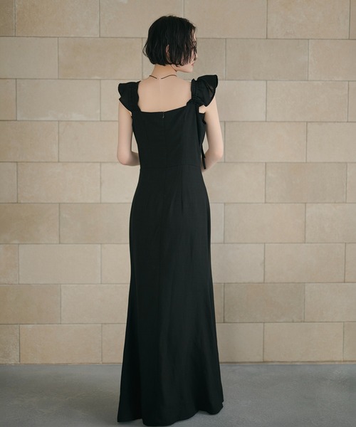 ワンピース 00s la parfait ribbon frill dress ワンピース frill ribbon flare long dress /フリルリボンフレアロング