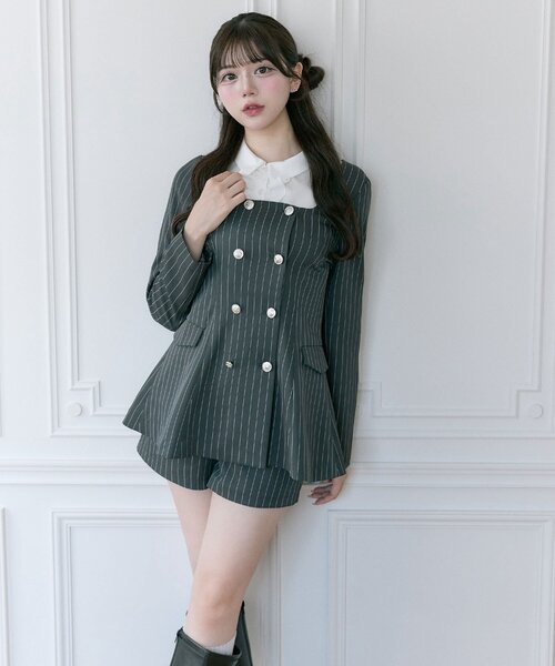 「OLIVE des OLIVE」 「Belle Charme」ショートパンツ FREE チャコールグレー レディース_画像5