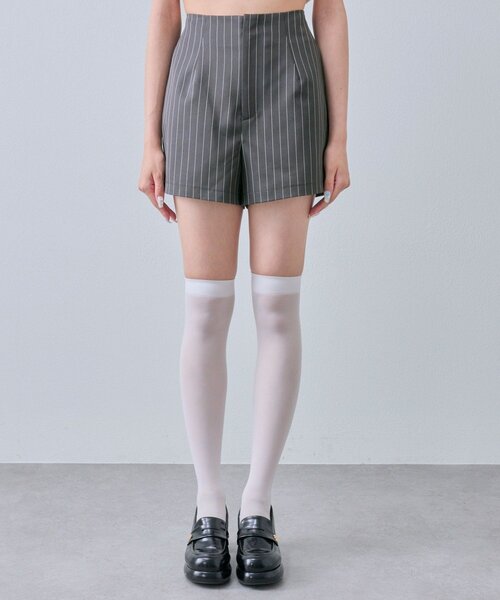 「OLIVE des OLIVE」 「Belle Charme」ショートパンツ FREE チャコールグレー レディース_画像9