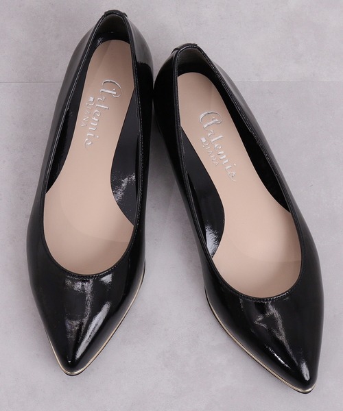 「artemis by DIANA」 フラットパンプス 22.5cm ダークベージュ レディース_画像6