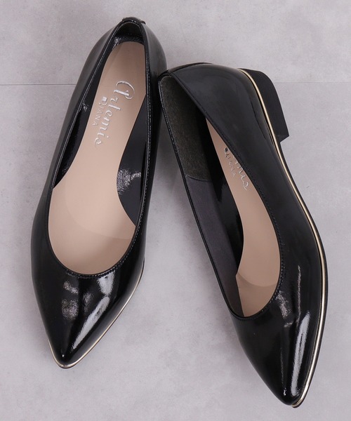 「artemis by DIANA」 フラットパンプス 22.5cm ダークベージュ レディース_画像7