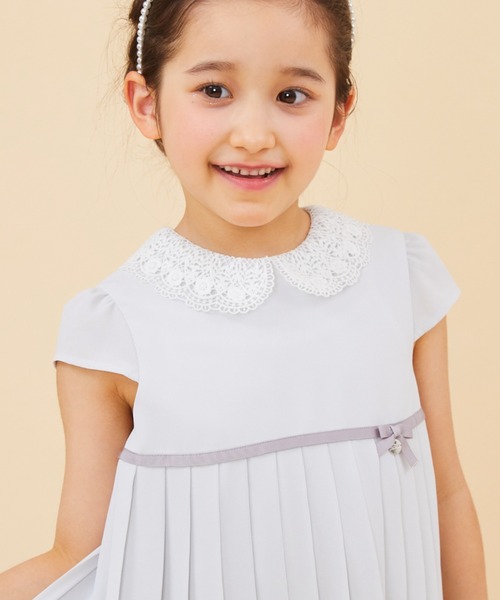 「CHOPIN」 半袖ワンピース 140cm パープル レディース_画像8
