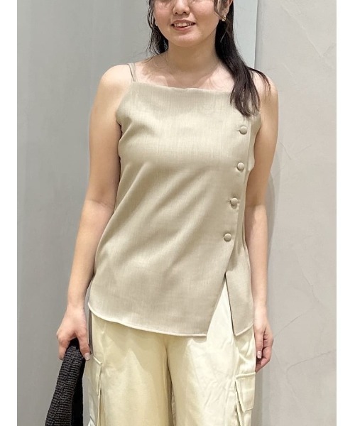 STYLEMIXER（スタイルミキサー） ベスト ジレ マニッシュボタンベスト