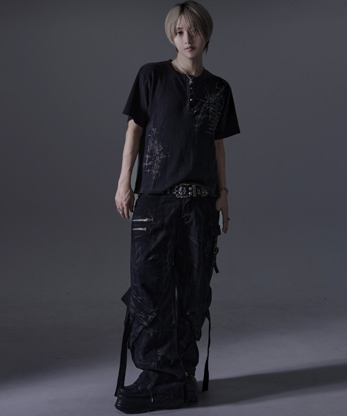 ヘンリーネック tシャツ 「RUDOL/ルドル」ピグメント加工ヘンリーネックTEE メンズ レディース | RUDOL | 05