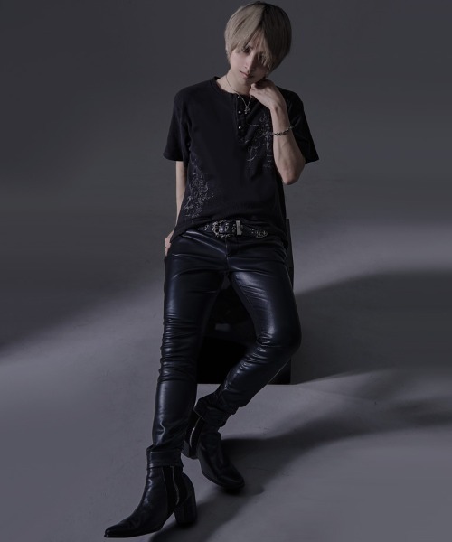 ヘンリーネック tシャツ 「RUDOL/ルドル」ピグメント加工ヘンリーネックTEE メンズ レディース | RUDOL | 04
