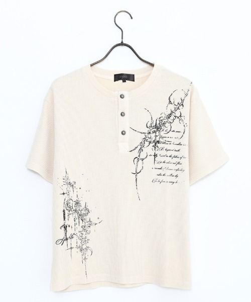 ヘンリーネック tシャツ 「RUDOL/ルドル」ピグメント加工ヘンリーネックTEE メンズ レディース | RUDOL | 20