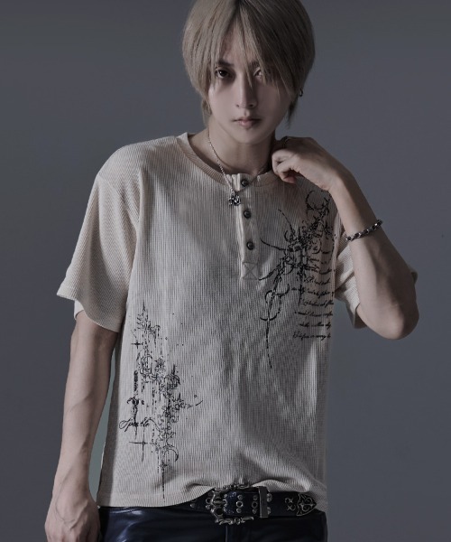 ヘンリーネック tシャツ 「RUDOL/ルドル」ピグメント加工ヘンリーネックTEE メンズ レディース | RUDOL | 10