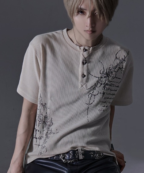 ヘンリーネック tシャツ 「RUDOL/ルドル」ピグメント加工ヘンリーネックTEE メンズ レディース | RUDOL | 11