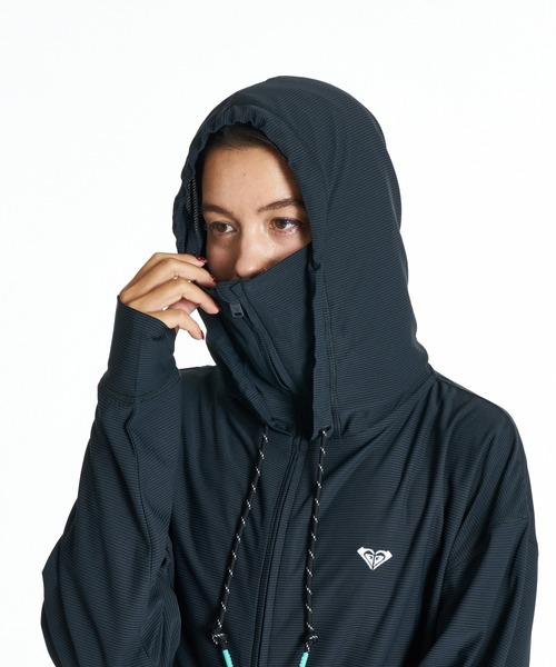 ROXY（ロキシー） ラッシュガード ROXY DRYWELL HOODIE ジップラッシュ