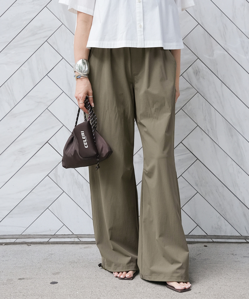 CELERI スラックス パンツ パラシュート パンツ レディース : ZOZOTOWN