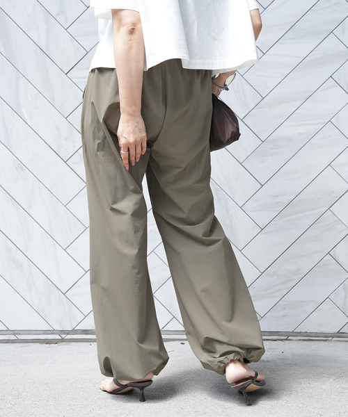 CELERI スラックス パンツ パラシュート パンツ レディース : ZOZOTOWN