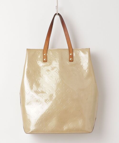 「LOUIS VUITTON」 モノグラム ヴェルニ リードPM トートバッグ - イエロー レディース_画像2
