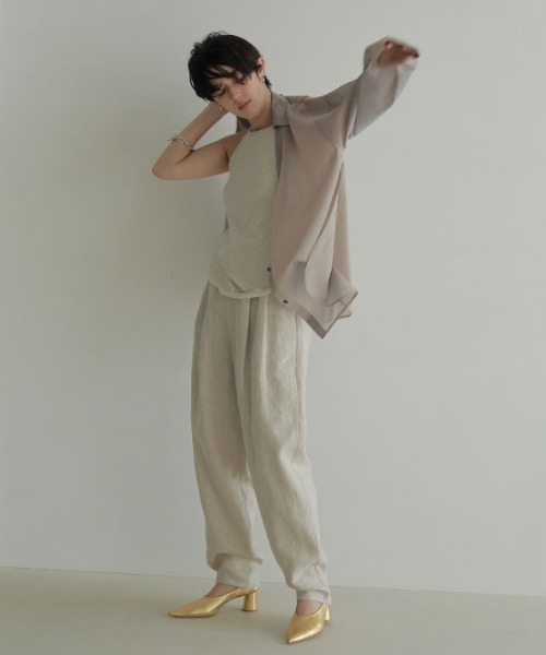 「ETRE TOKYO」 パンツ S ベージュ レディース_画像6