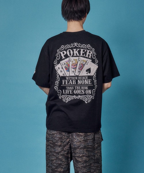 JACKROSE（ジャックローズ） tシャツ BAKUCHI ポーカー TEE メンズ