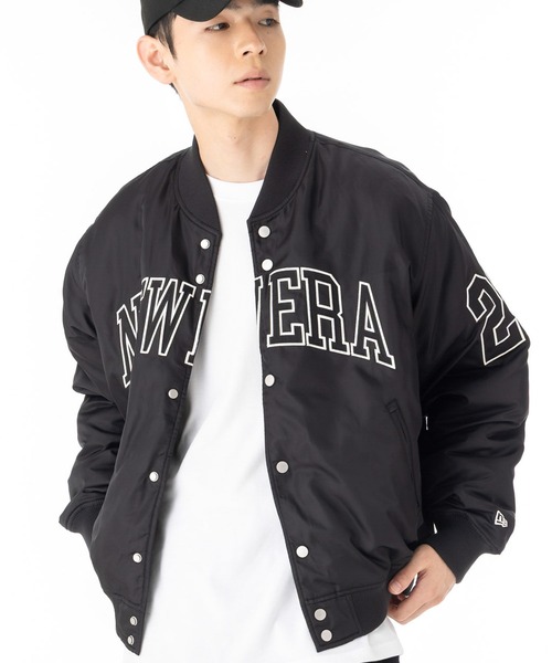 NEW ERA（ニューエラ） スタジャン バーシティージャケット ナイロン