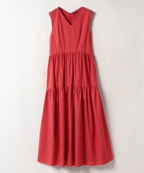 「allureville」 ノースリーブワンピース 1 レッド レディース_画像9
