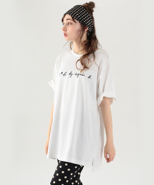 「To b. by agnes b.」 7分袖カットソー 40 ホワイト レディース_画像4
